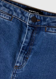 Stretch Straight Ankle Jean