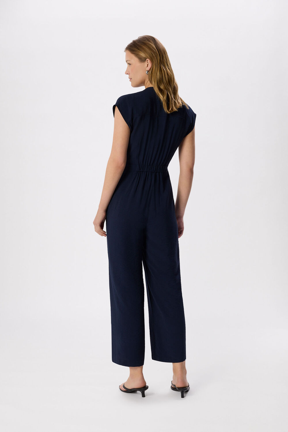 Sleeveless Drawstring Jumpsuit