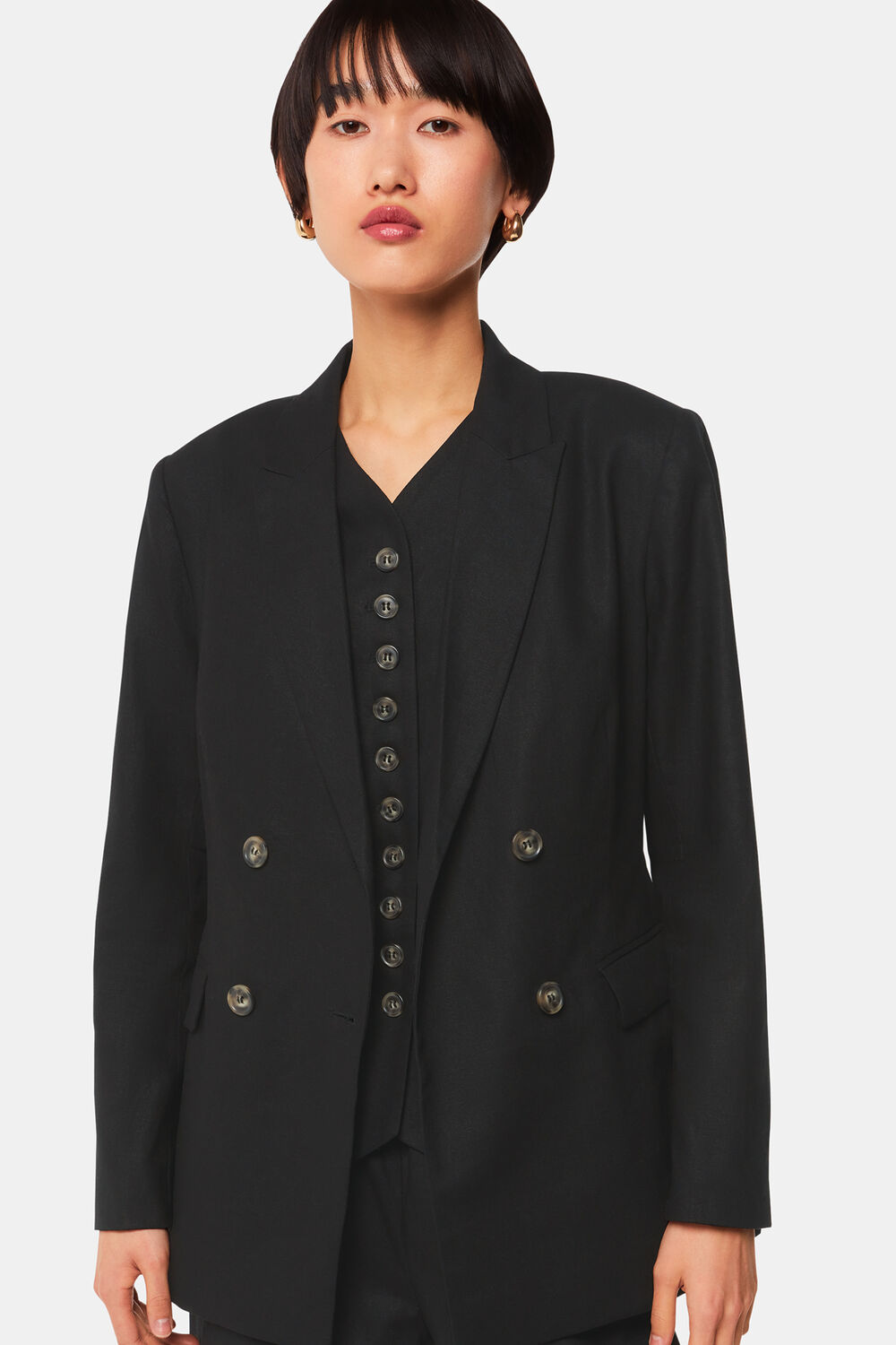 Lindsey Linen Blend Blazer