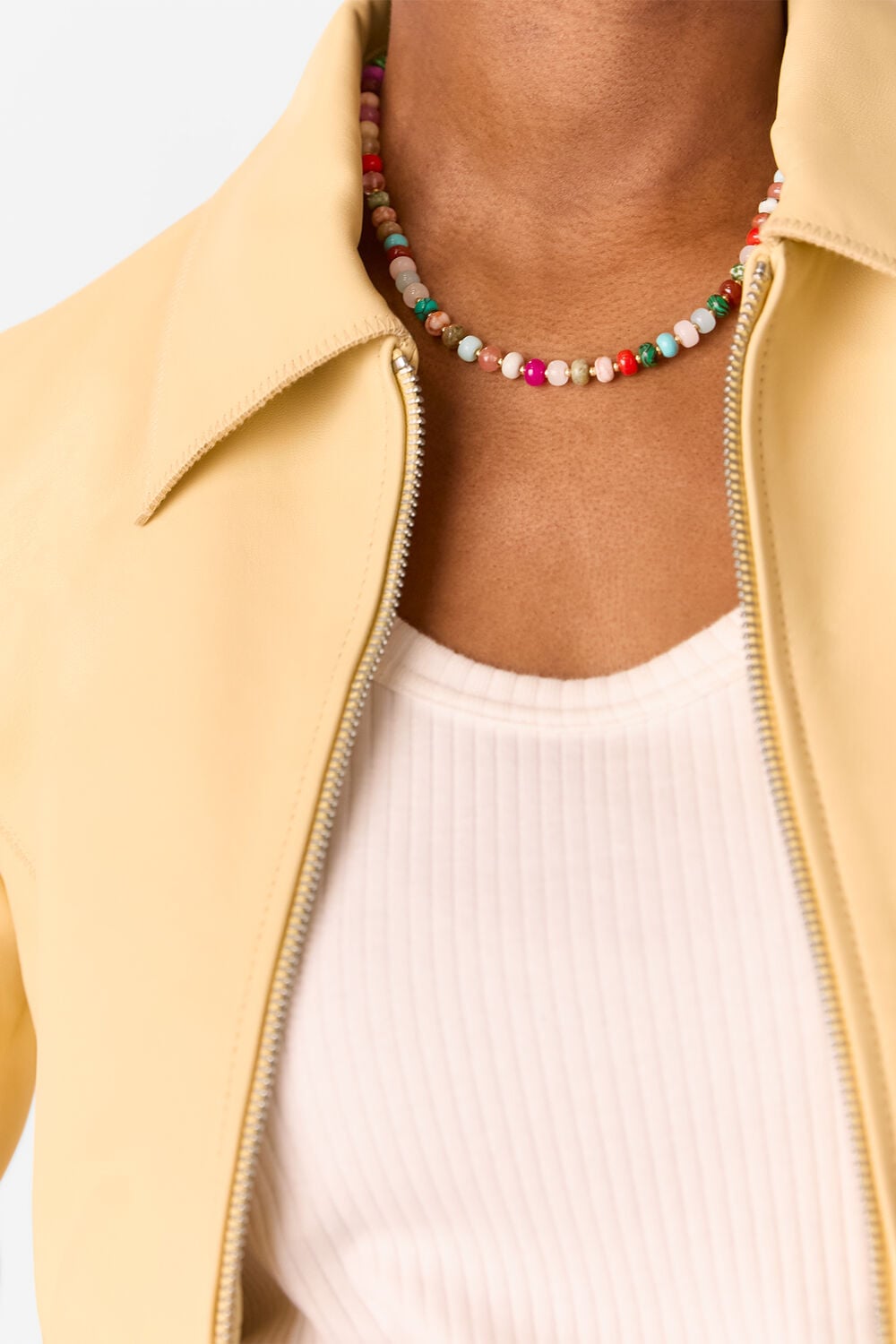 Multicolour Mixed Bead Necklace