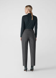 Aliza Belted Check Trouser