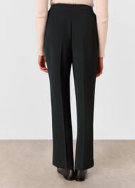 Corinna Belted Crepe Trouser