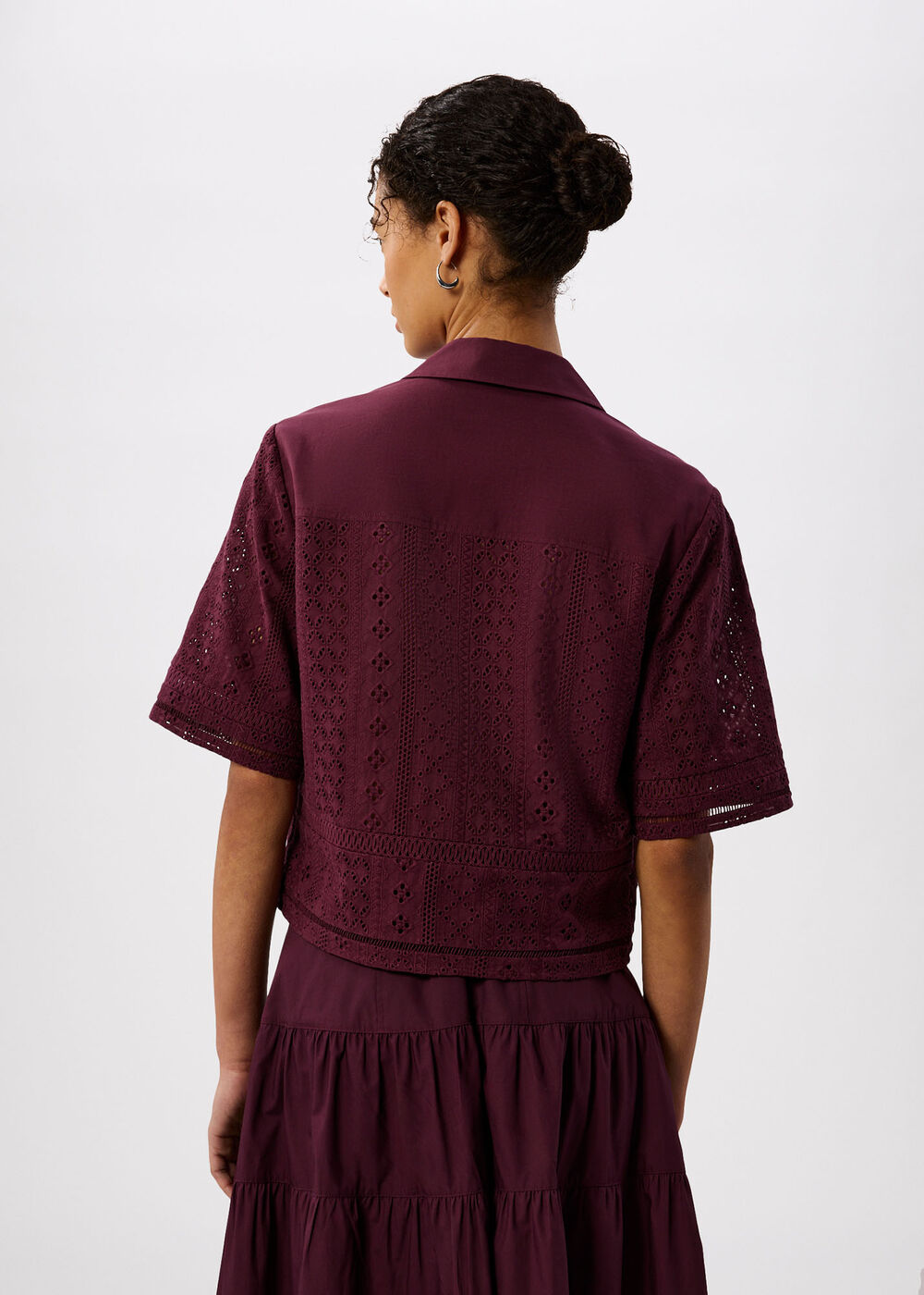 Broderie Cotton Shirt