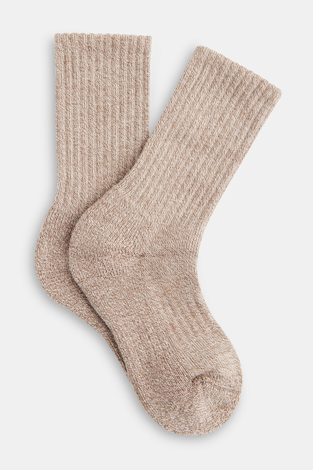Neutral Chunky Marl Socks