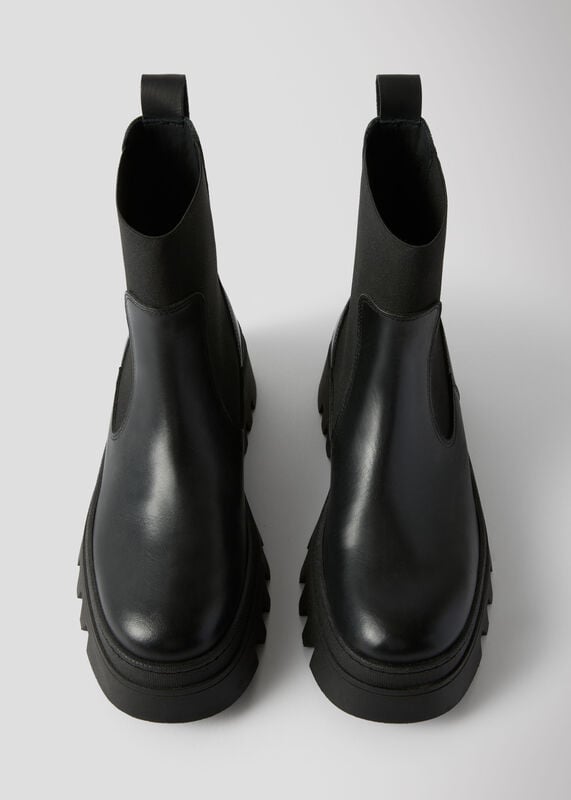 Black Hatton Chunky Chelsea Boot
