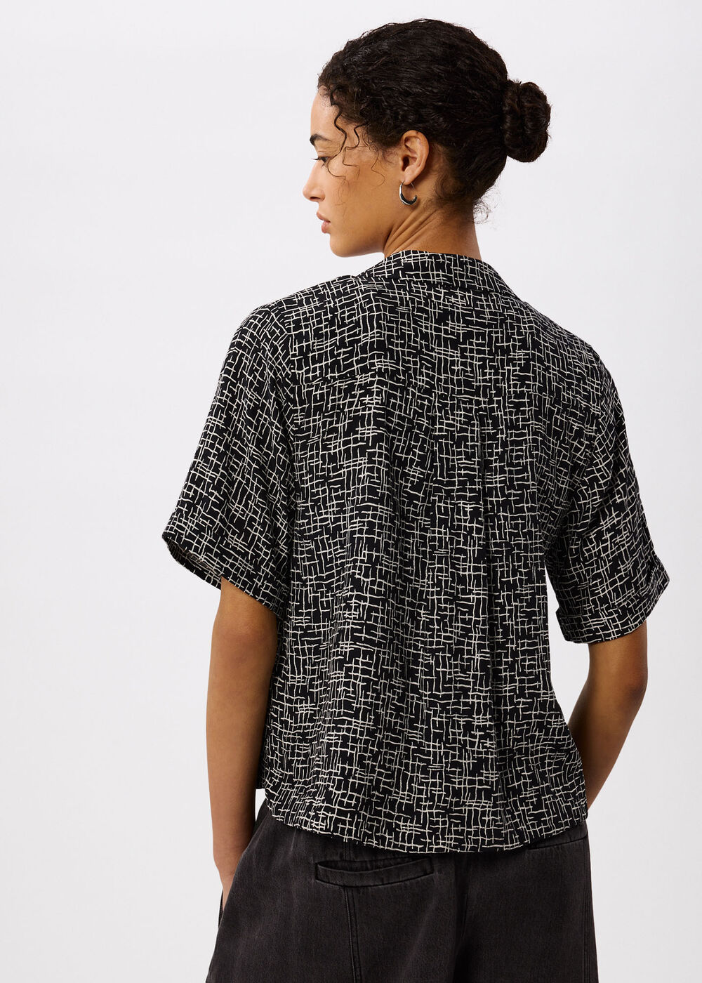 Woven Grid Shirt