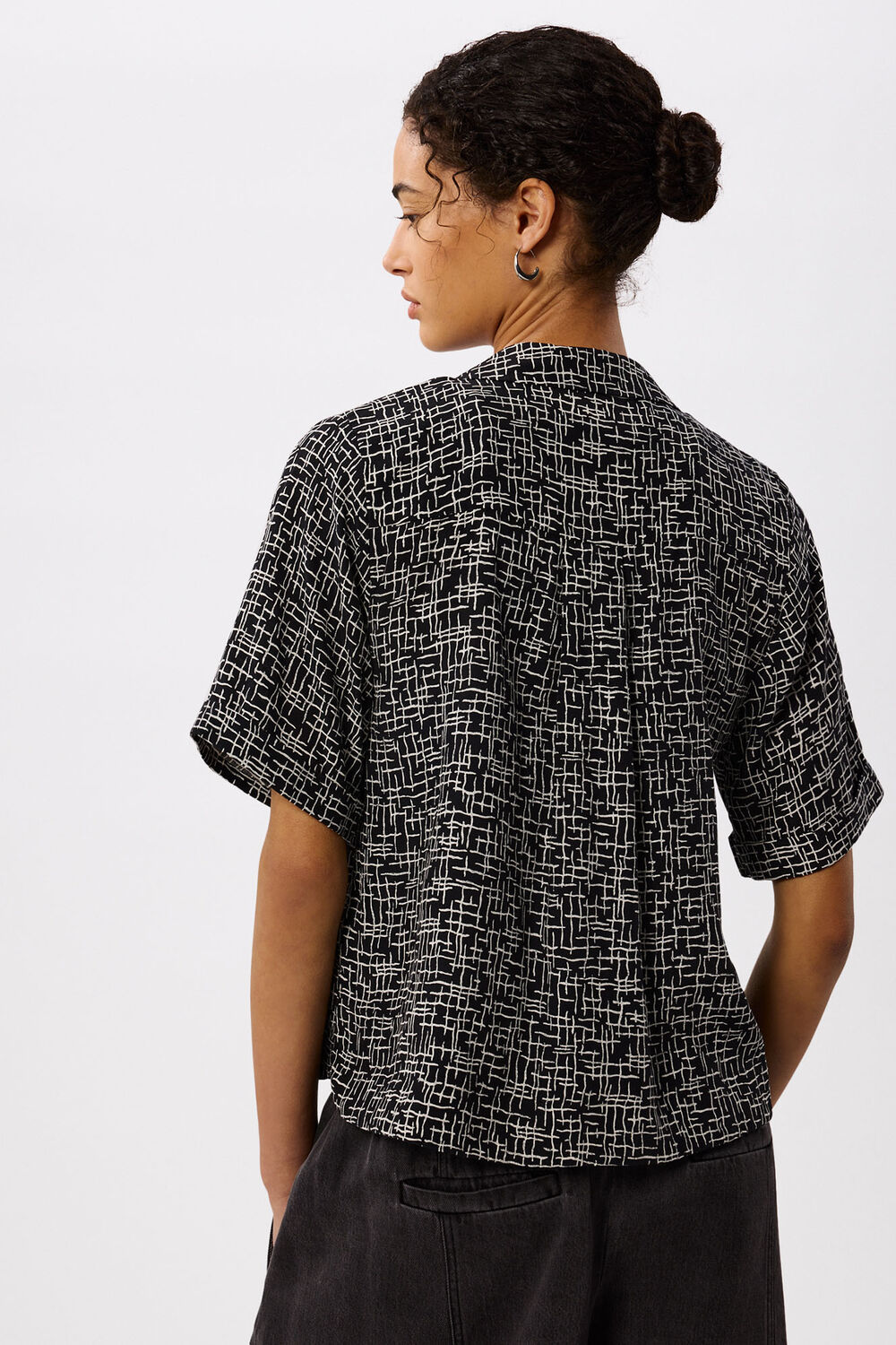 Woven Grid Shirt
