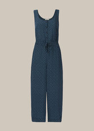 Lattice Print Quinn Jumpsuit