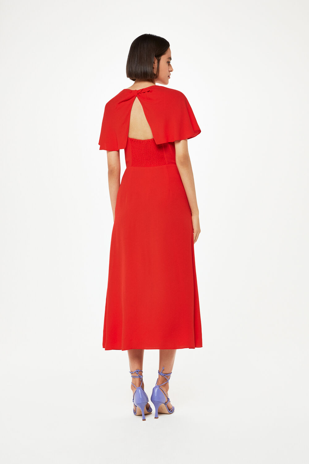 Annabelle Cape Sleeve Dress