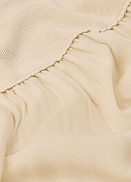 Knitted 2in1 Bubble Hem Dress