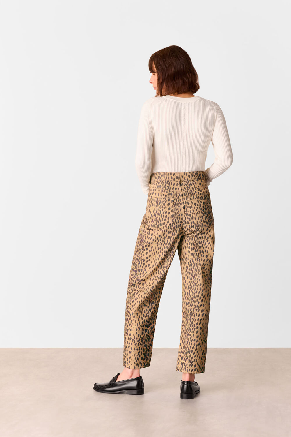 Neutral Animal Spot Barrel Leg Jean