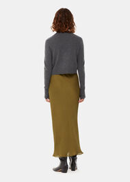 Satin Bias Cut Skirt
