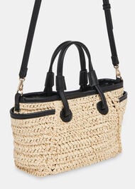 Aylin Mini Straw Tote Bag