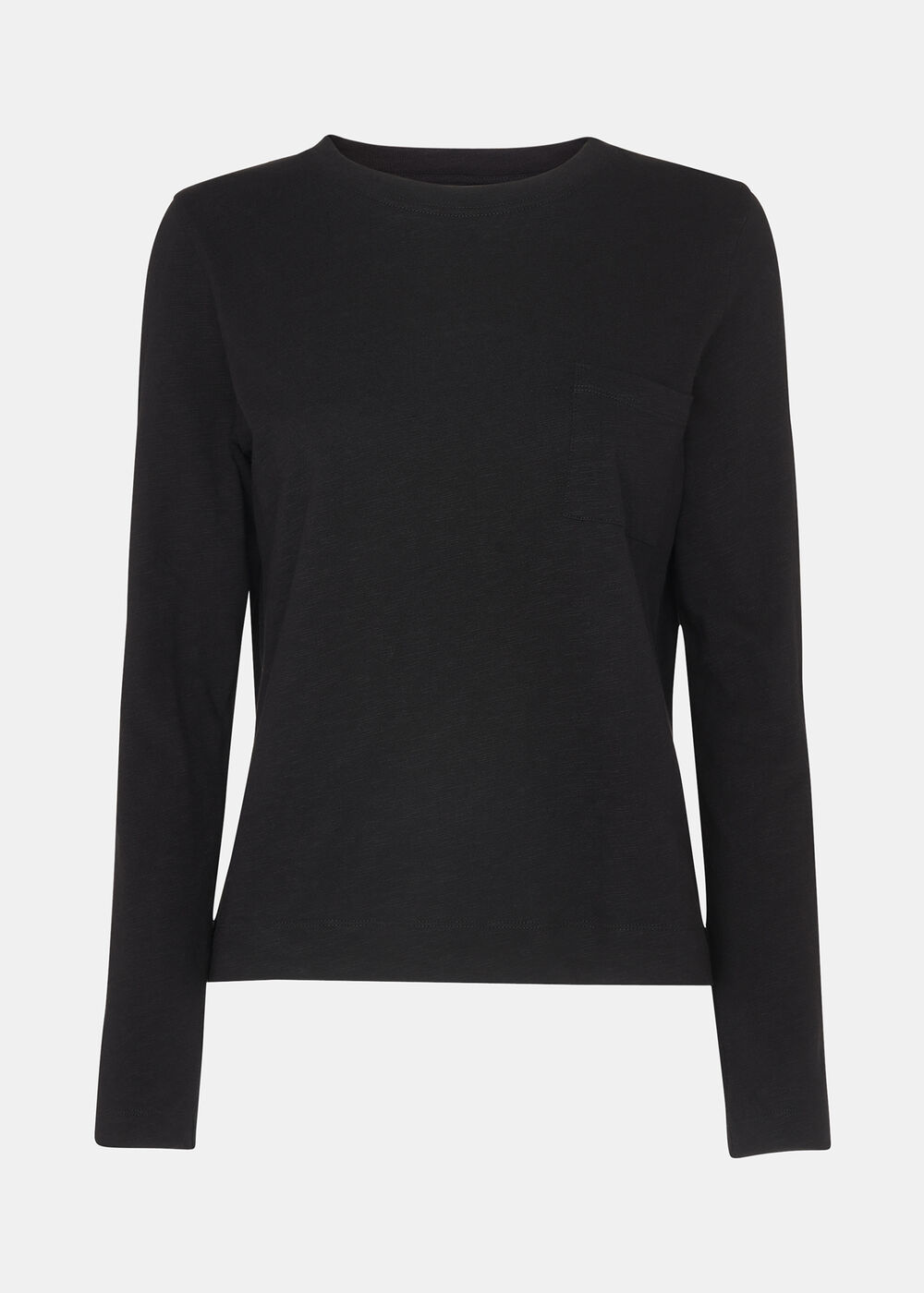 Crew Neck Pocket Top
