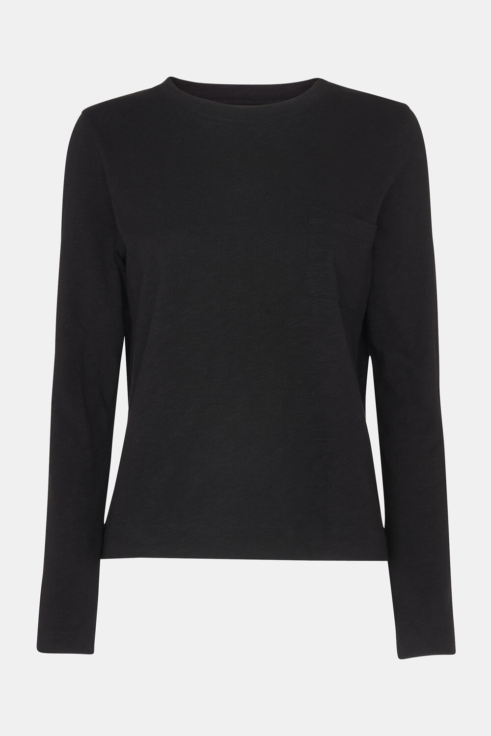 Crew Neck Pocket Top