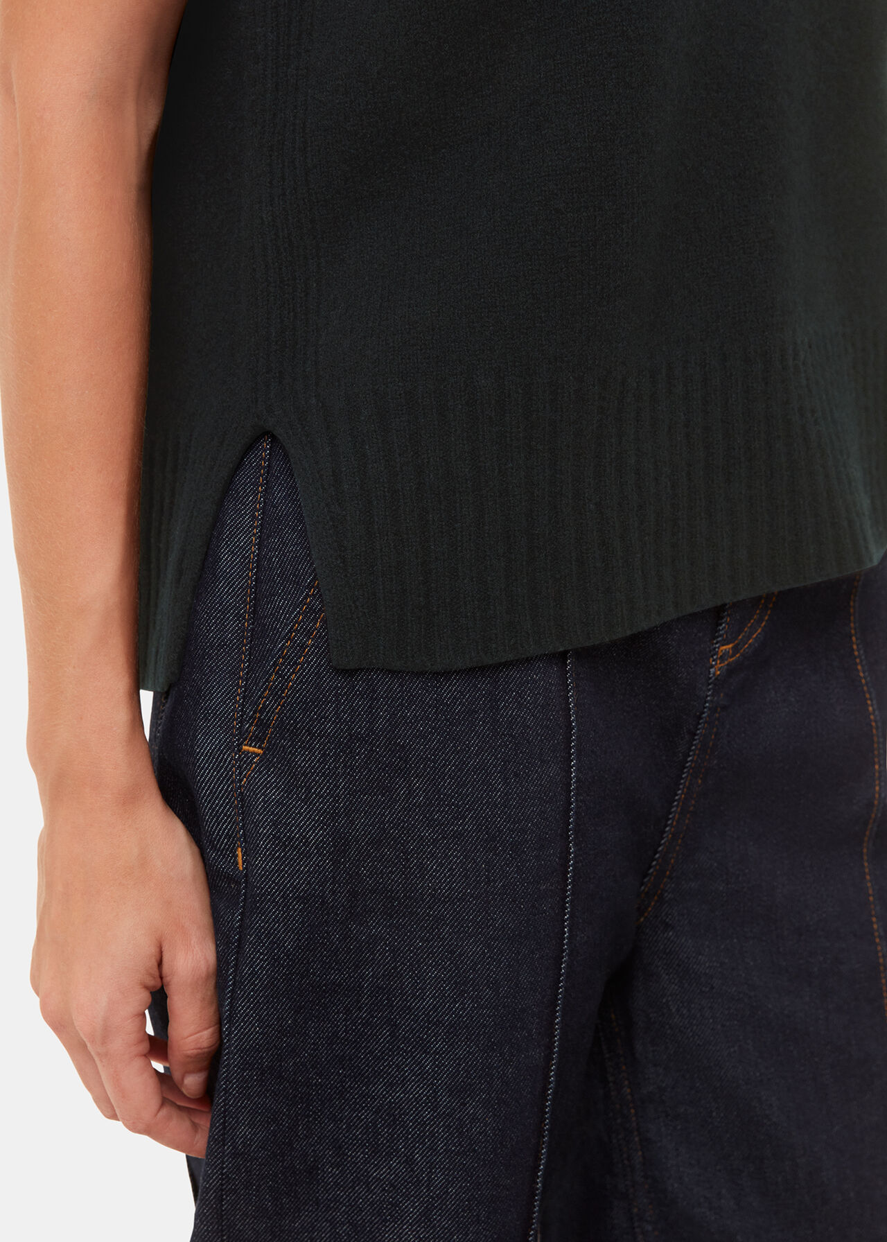 Wool Sleeveless Tank