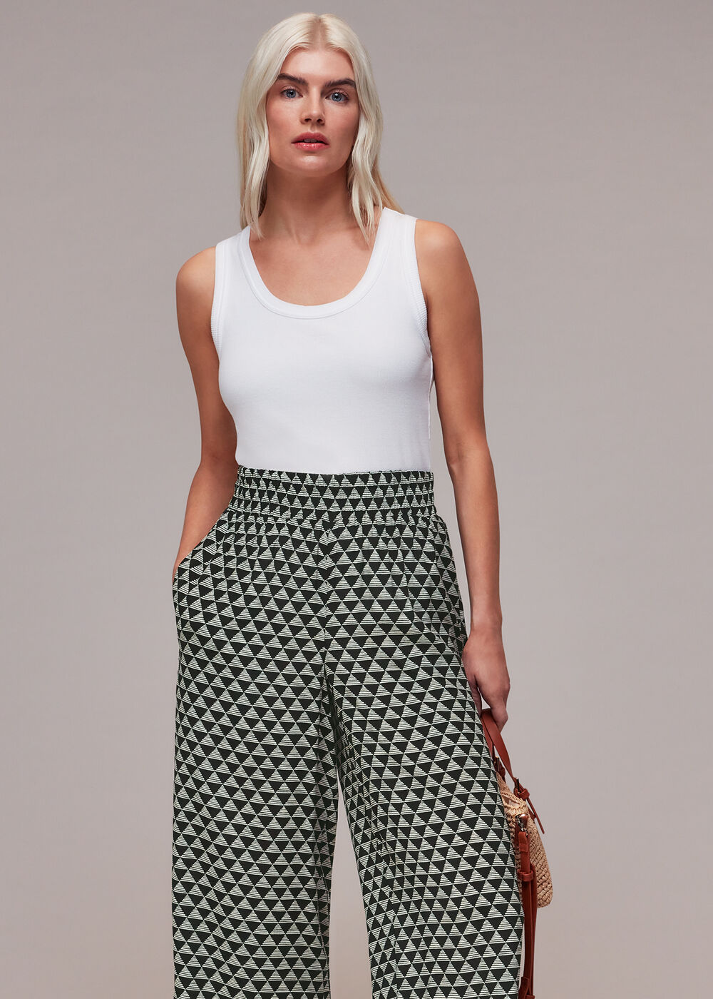 Triangle Checkerboard Trouser