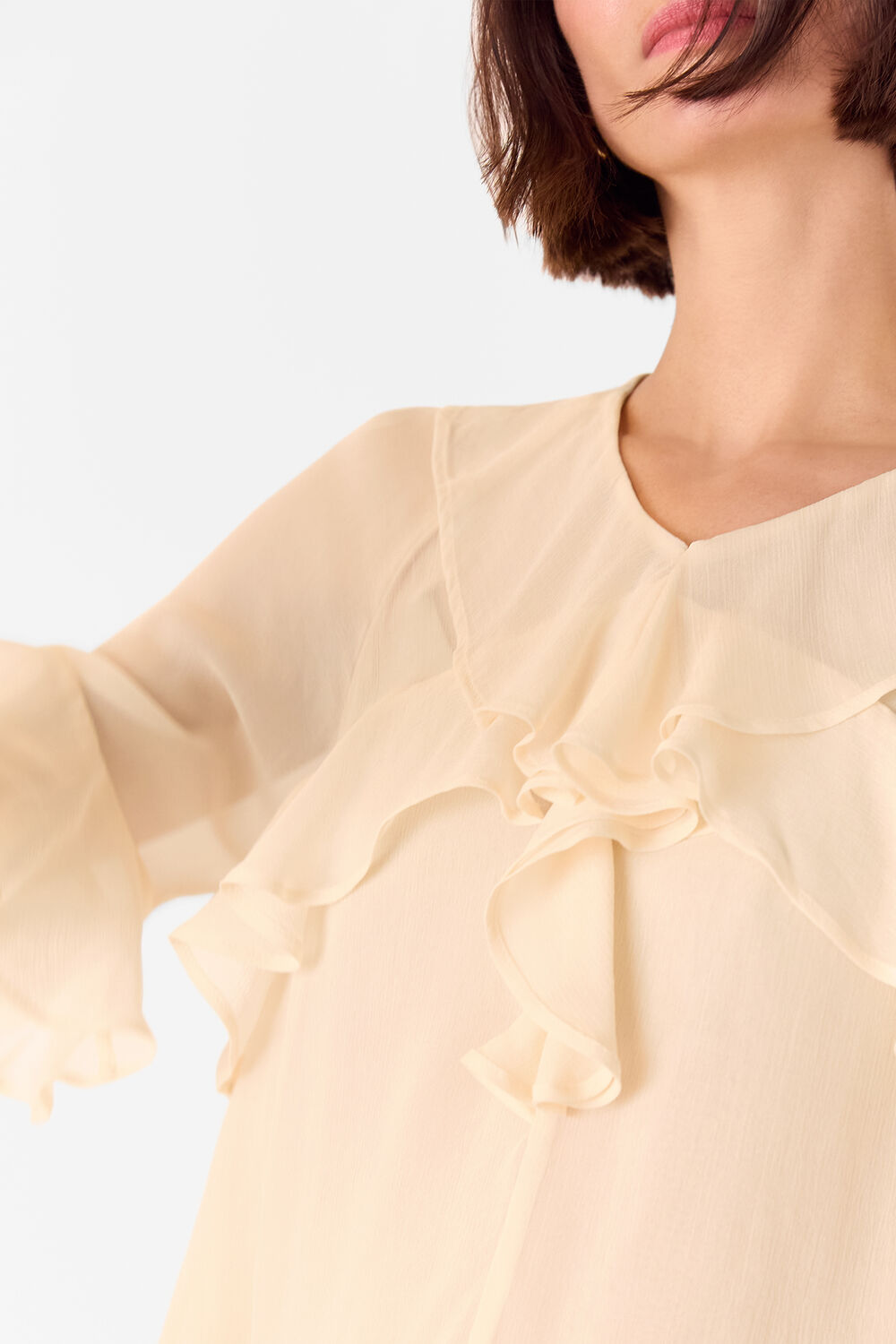 Ruffle Frill Blouse