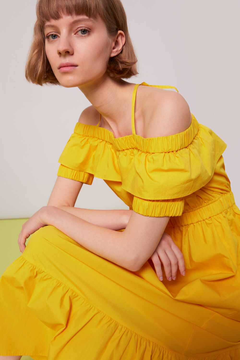 Serena Poplin Bardot Dress