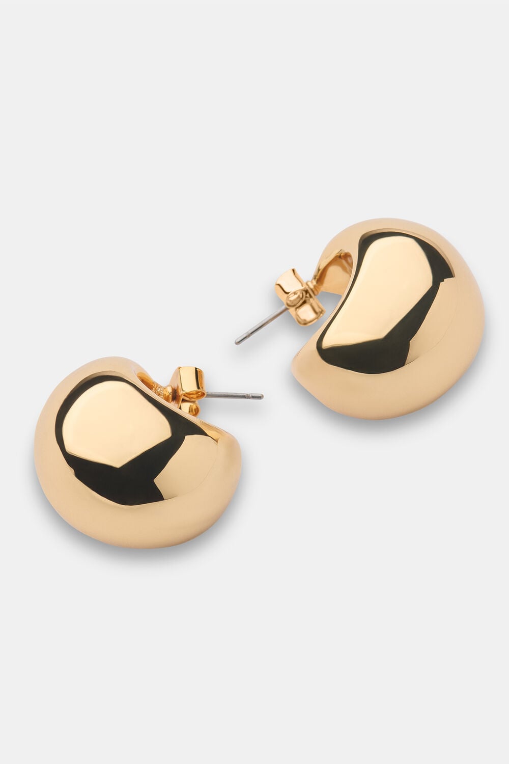 Chunky Curved Stud Earring