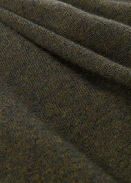 Military Crew Neck Cardigan