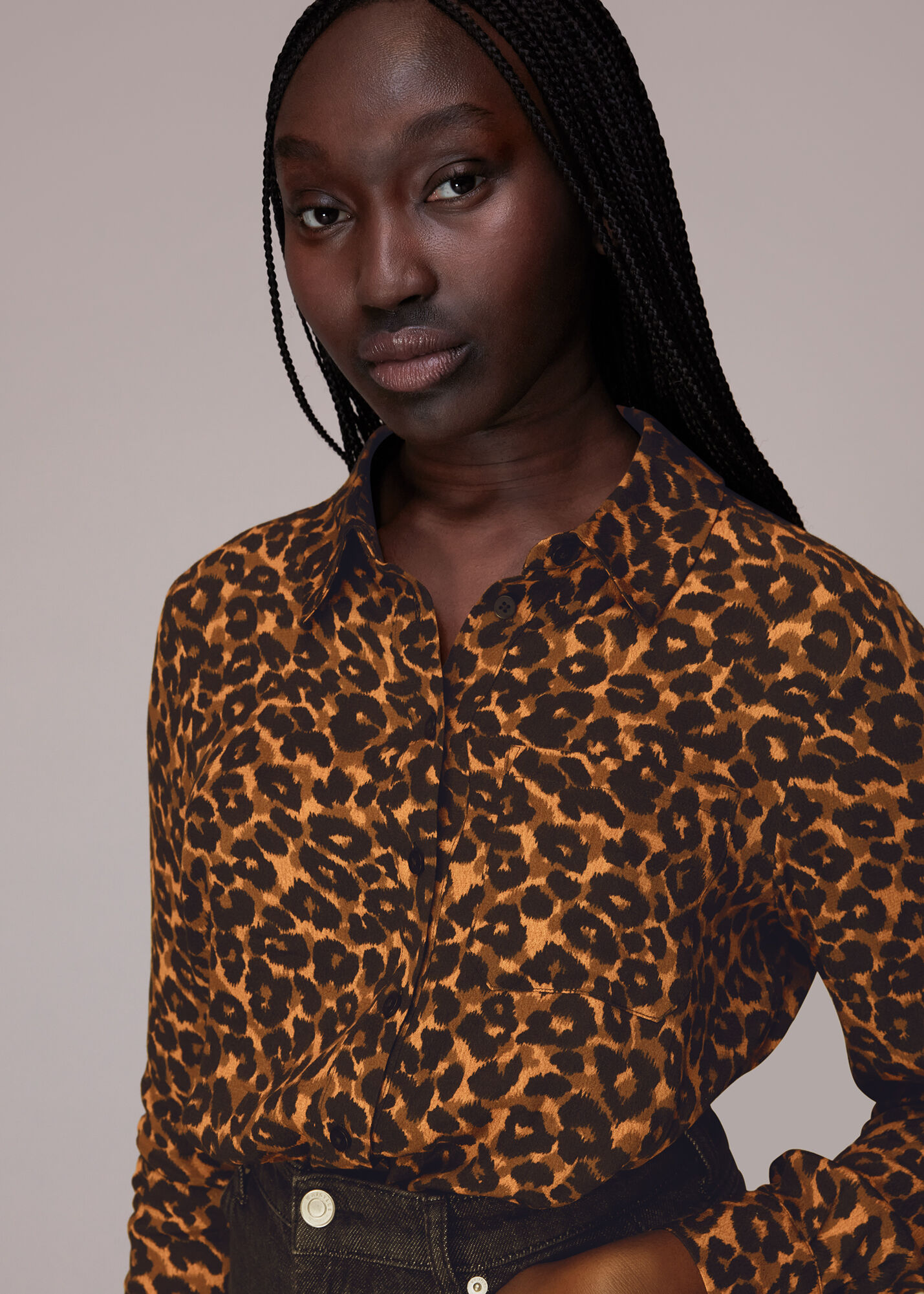 Leopard Print Classic Leopard Print Shirt | WHISTLES |