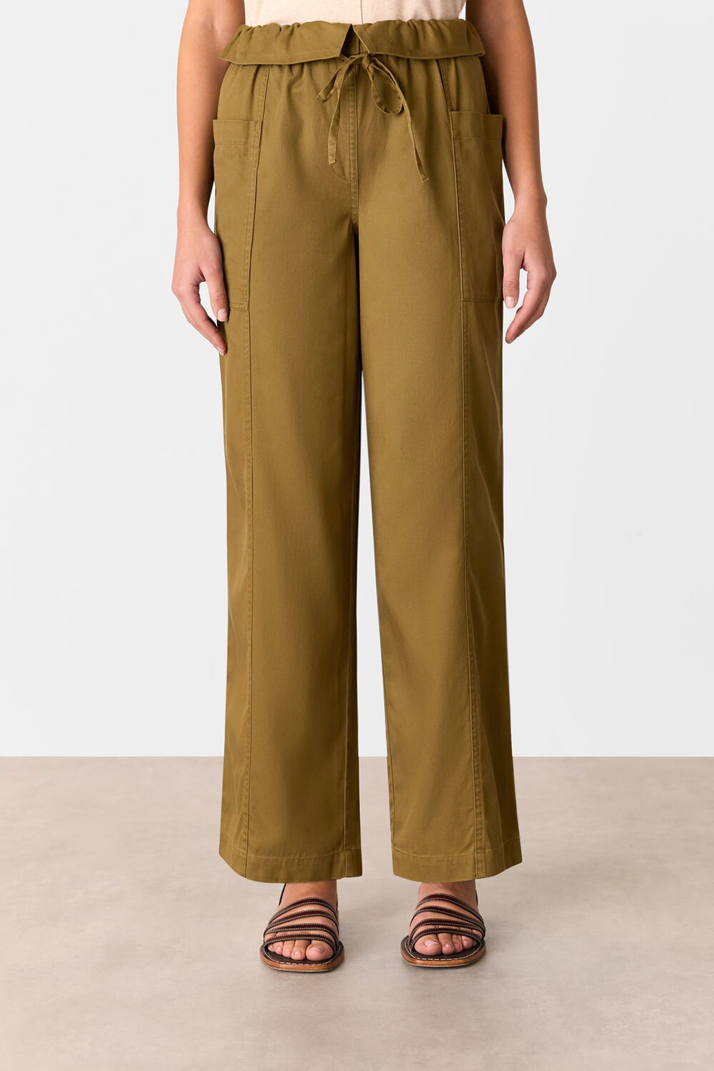 Paper Bag Waistband Trouser