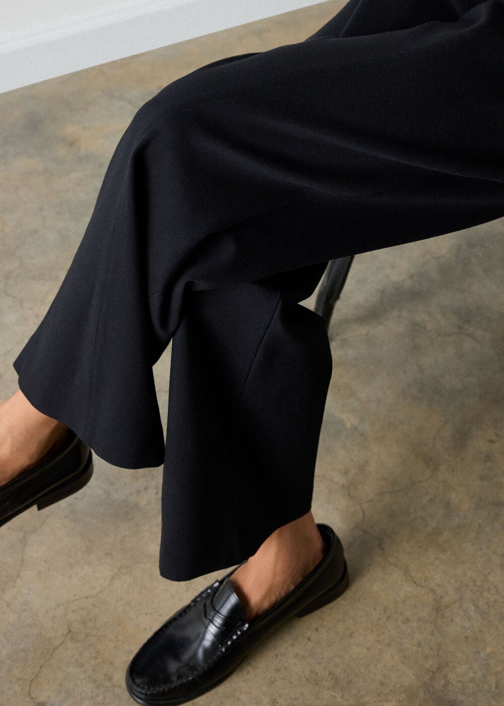 Black Camilla Wide Leg Pants