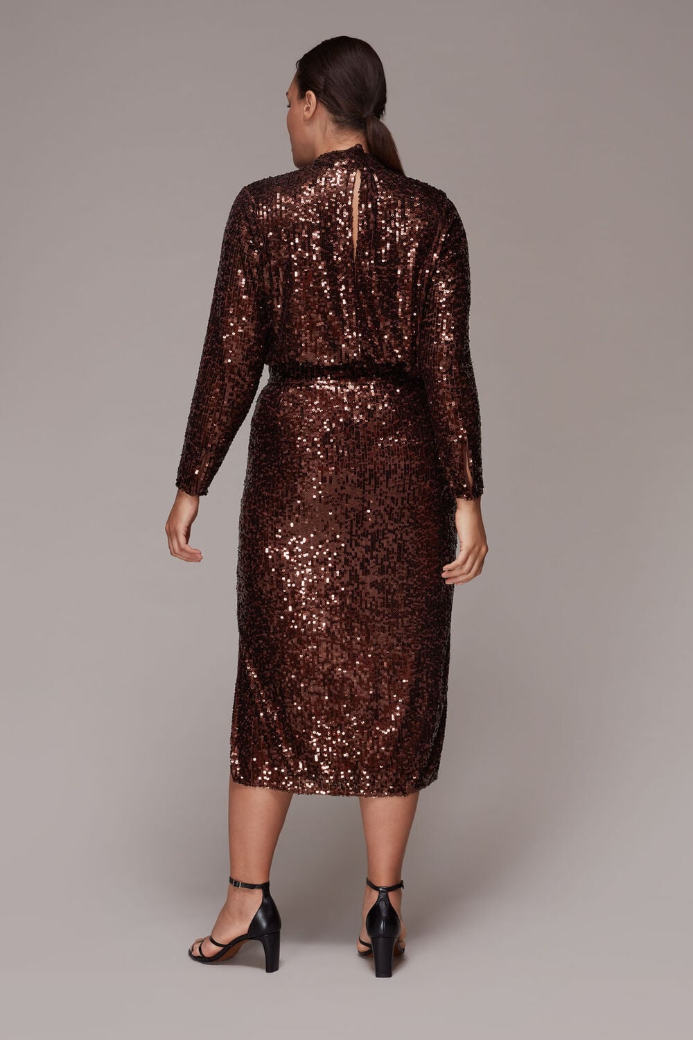 Sequin Column Skirt