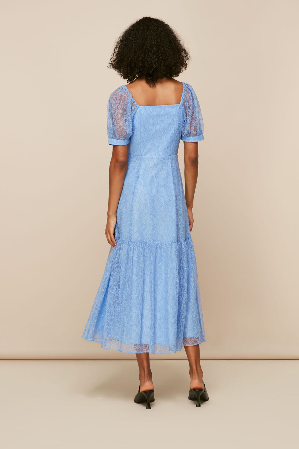 Blue Lace Corset Dress