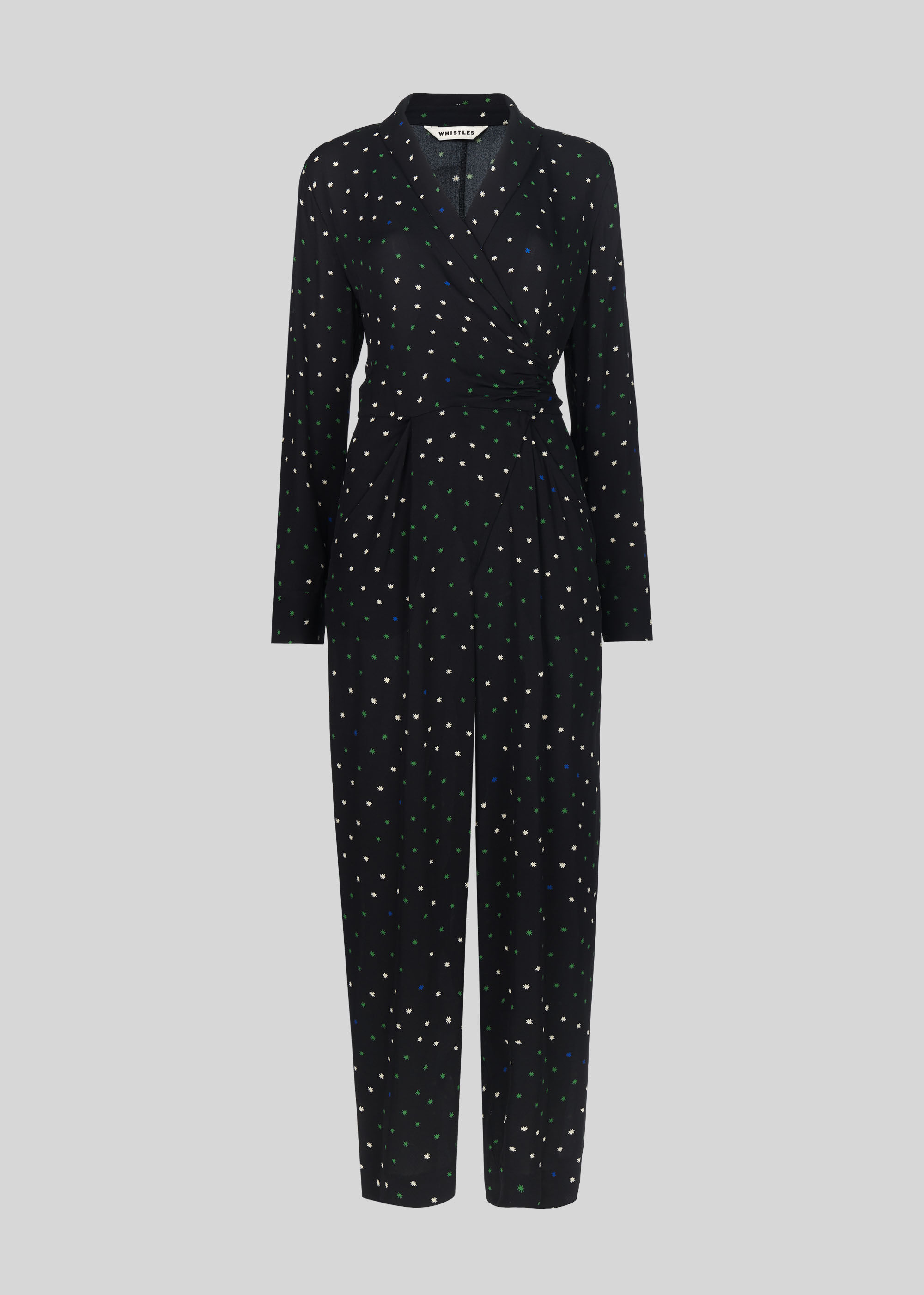 Black 2024 star jumpsuit