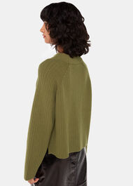 Cotton Rib Crew Neck Knit