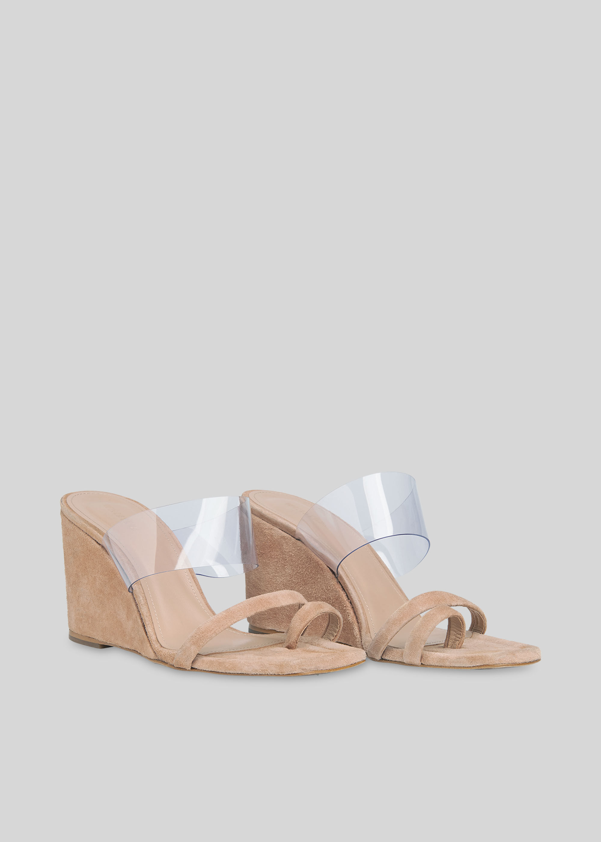 Nude Thayer Perspex Wedge | WHISTLES 