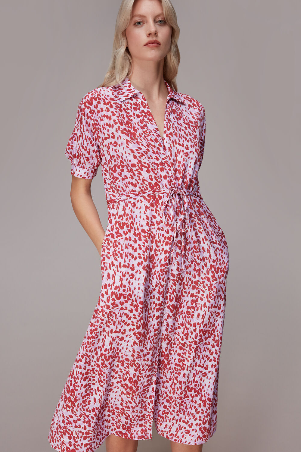Summer Cheetah Midi Dress