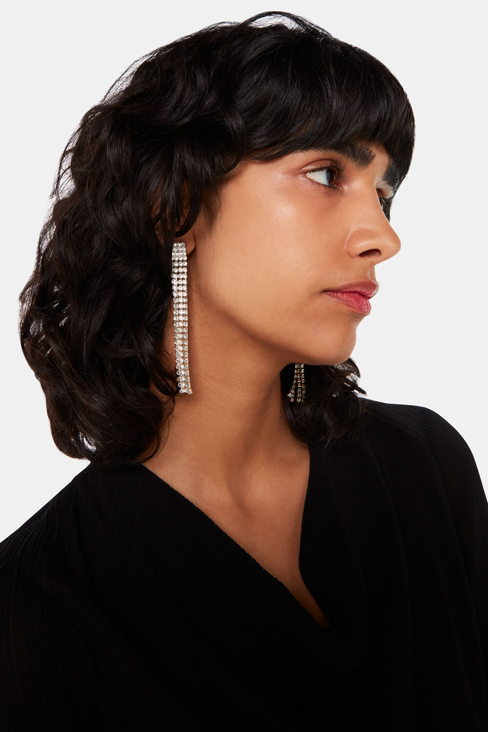 Diamante Drop Earring