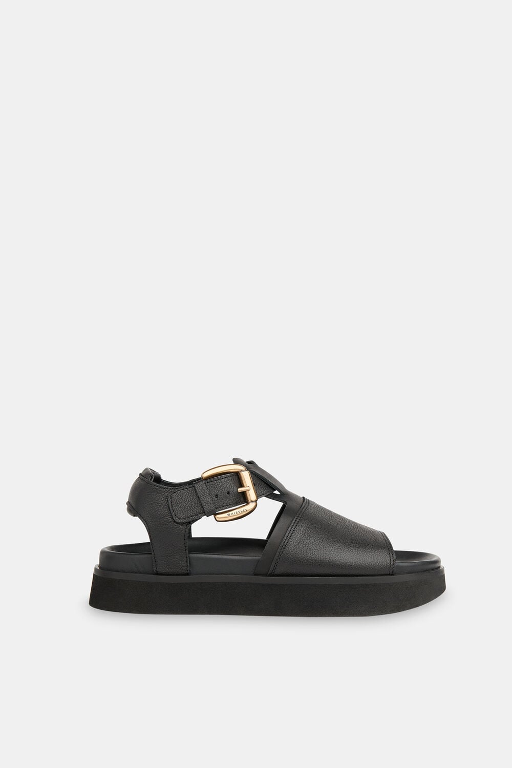 Black Khai Chunky Buckle Sandal