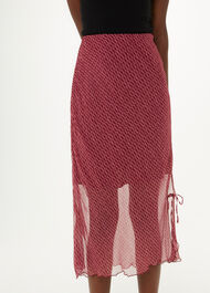 Dainty Net Tie Detail Skirt