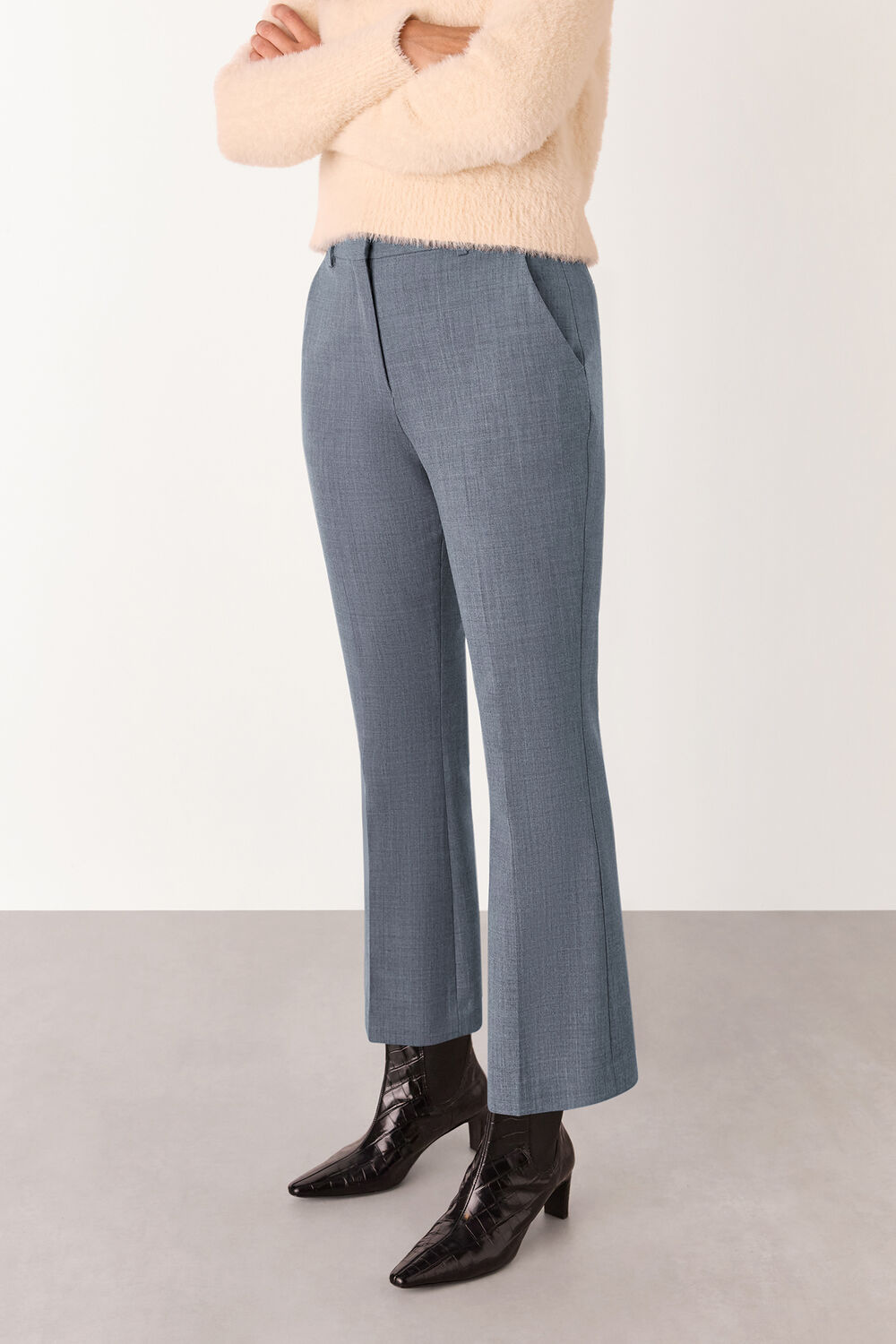 Grey Luisa Formal Pants&nbsp;