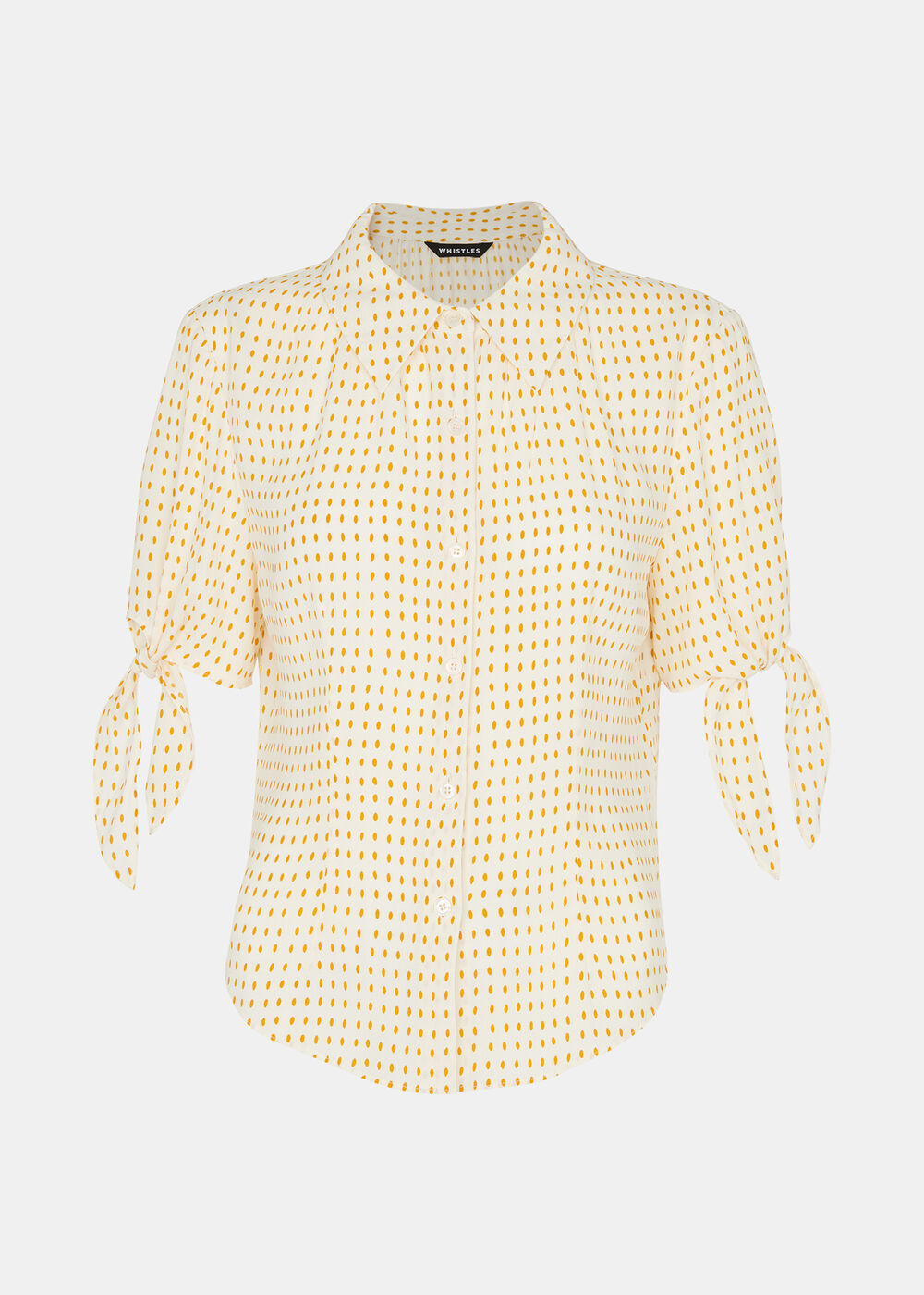 Oval Spot Tie Sleeve Shirt