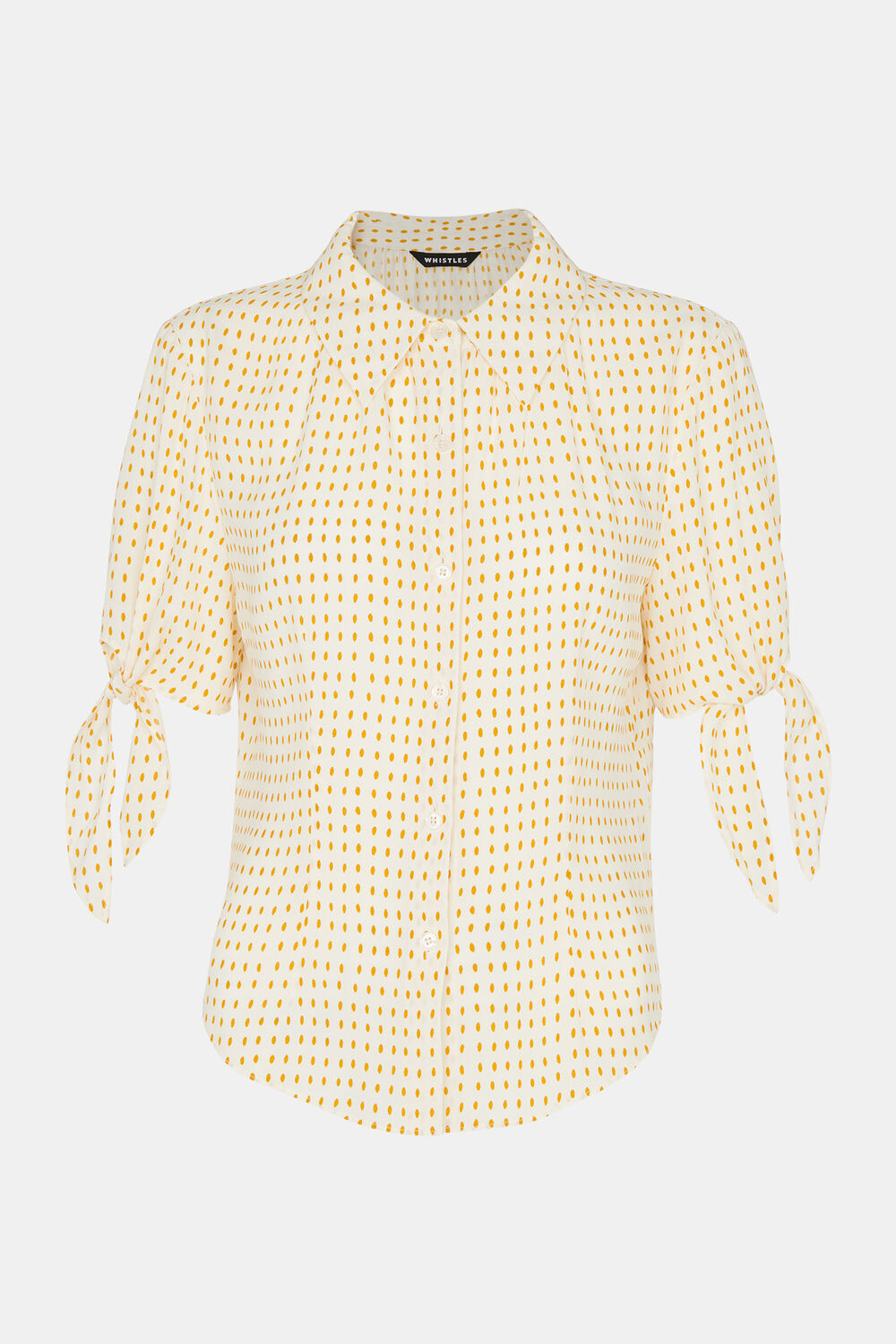 Oval Spot Tie Sleeve Shirt