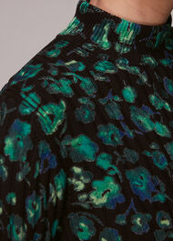 Blurred Floral Knit