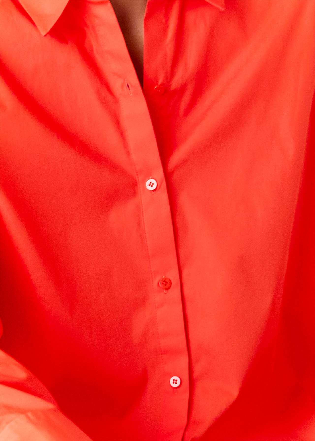 Boxy Relaxed Cotton Shirt