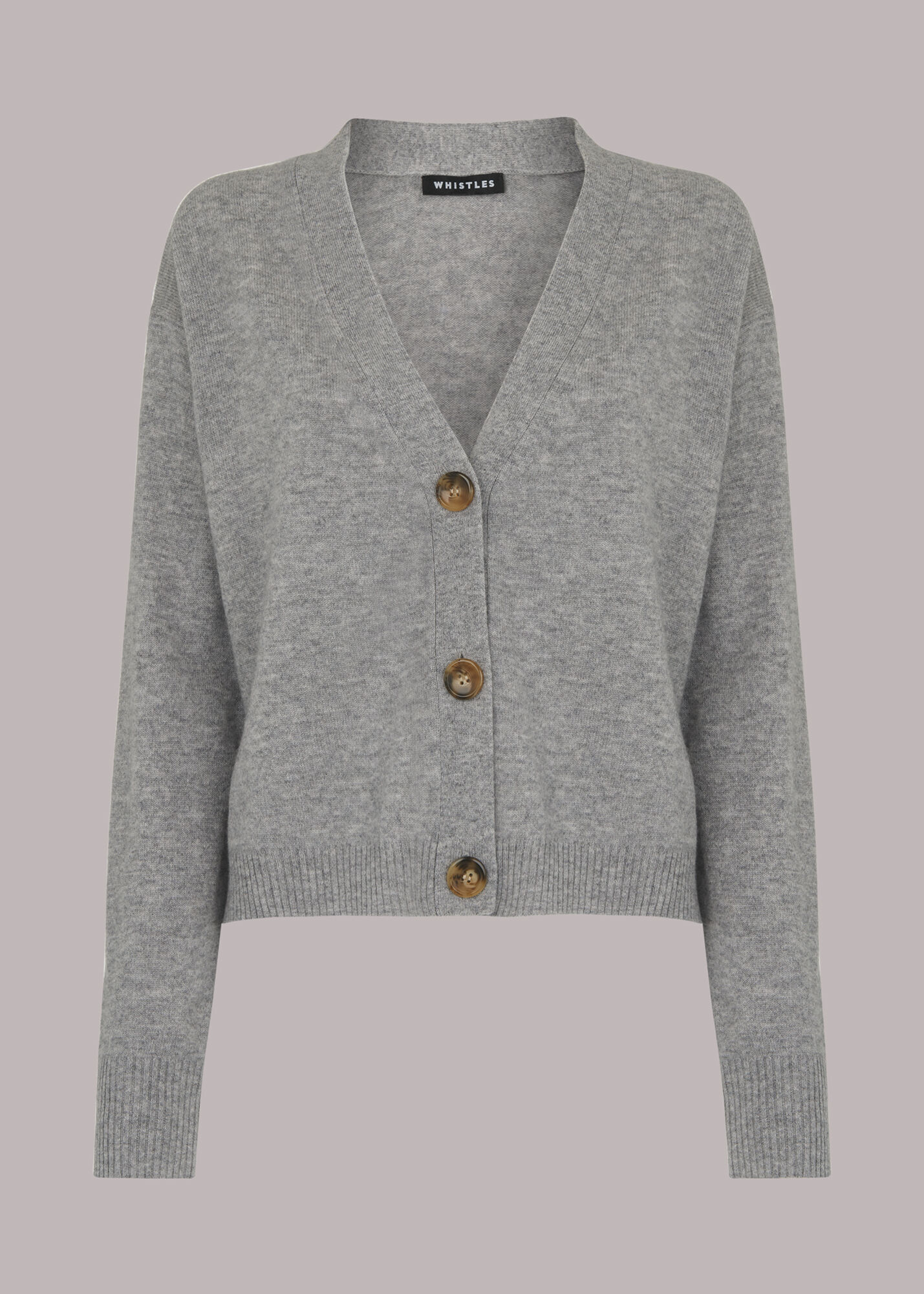 Gray cashmere cardigan outlet
