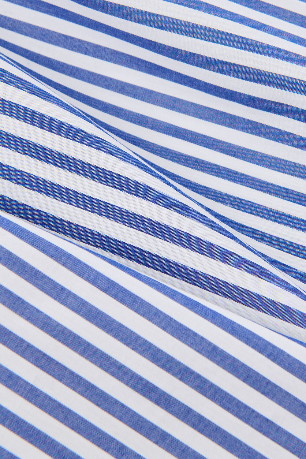 Blue Relaxed Fit Stripe Shirt