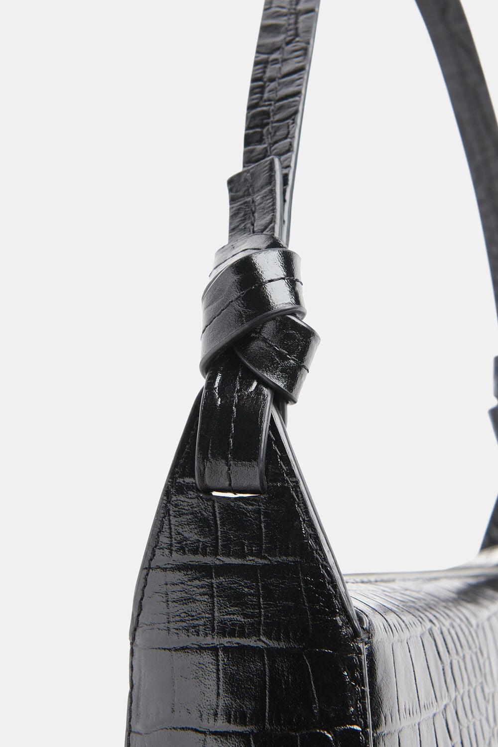 Erica Croc Shoulder Bag