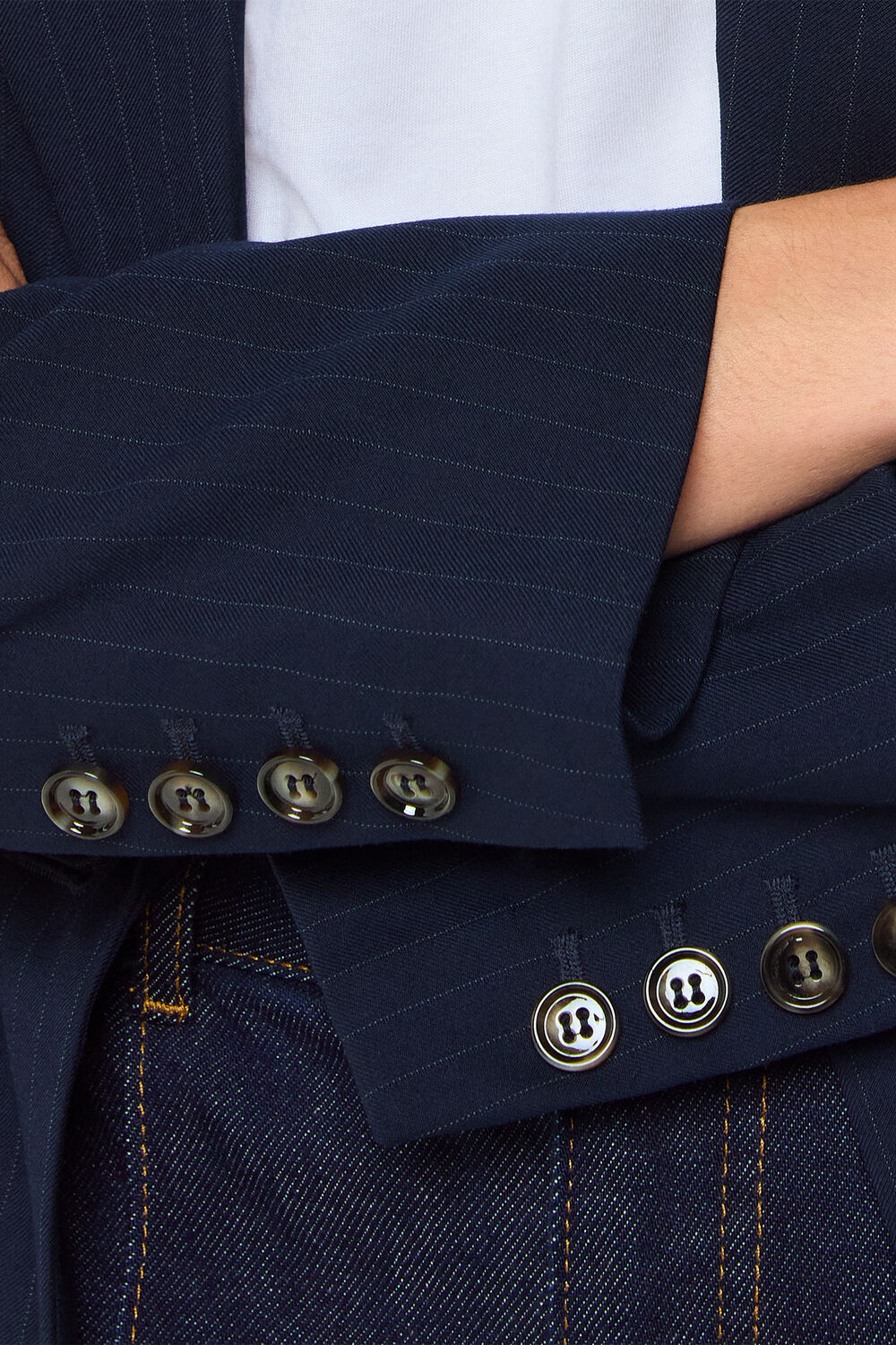 Pinstripe Blazer