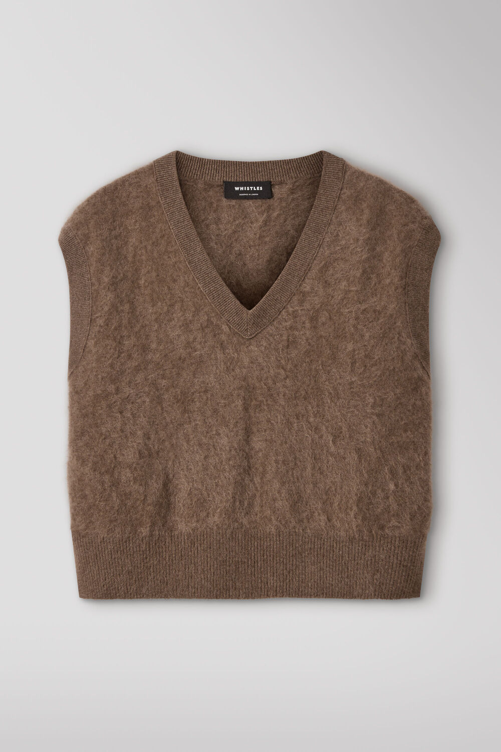 Camel Brushed Cashmere Tank