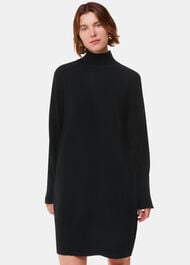Cashmere Funnel Neck Dress