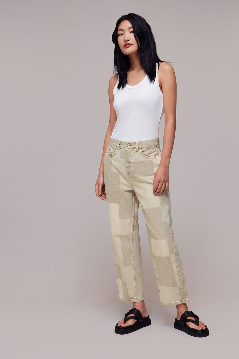 Stone Authentic Patchwork Jean