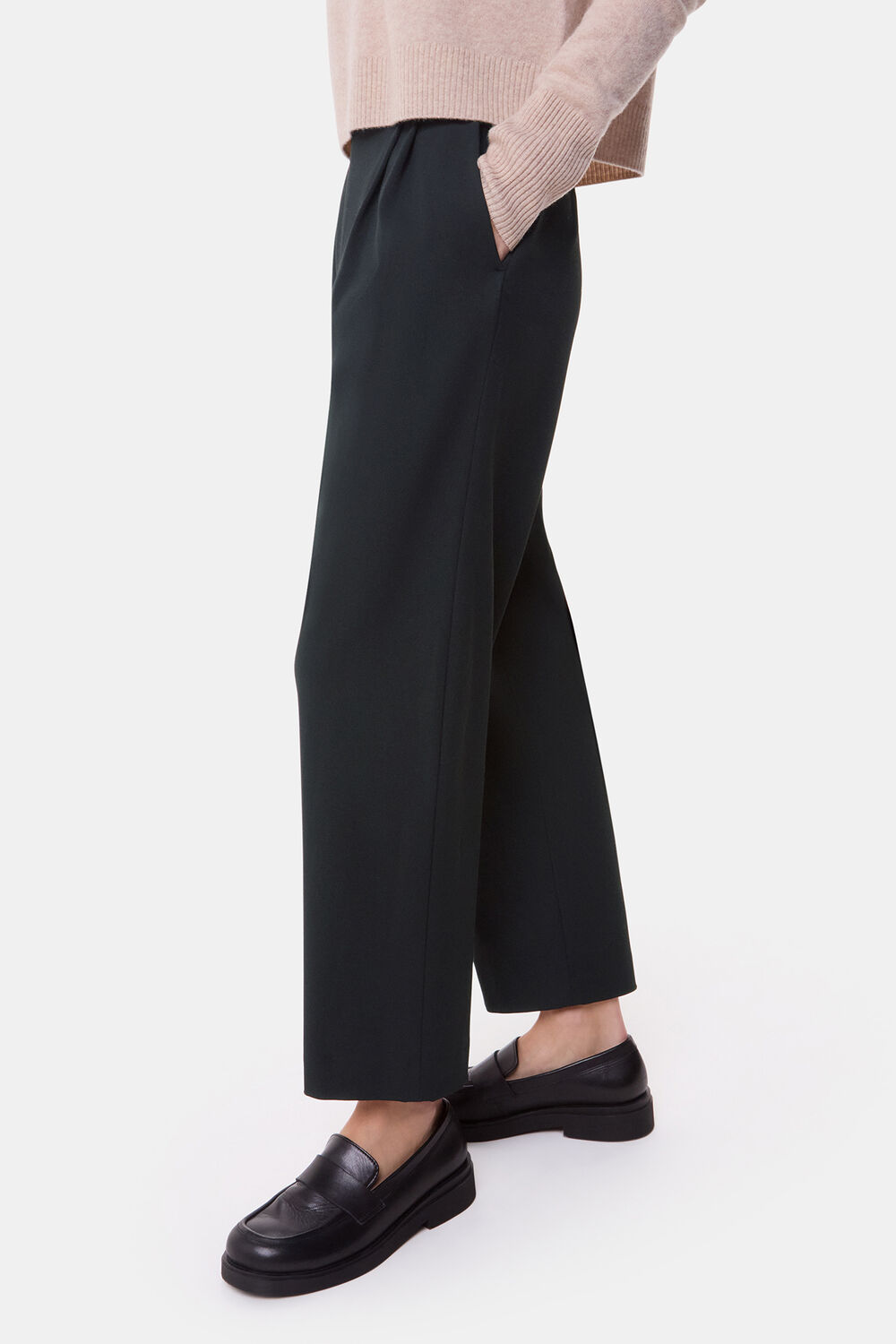 Black Matilda Tapered Pants&nbsp;